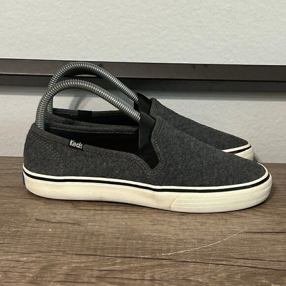Keds Double Decker Slip-On Women’s Shoes Size 6.5 Gray - Picture 3 of 8